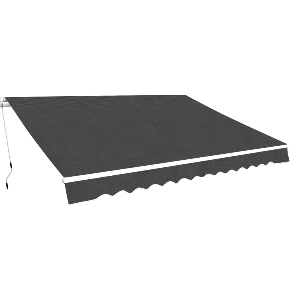 Htovila Folding Awning Manual Operated 157.5" Anthracite