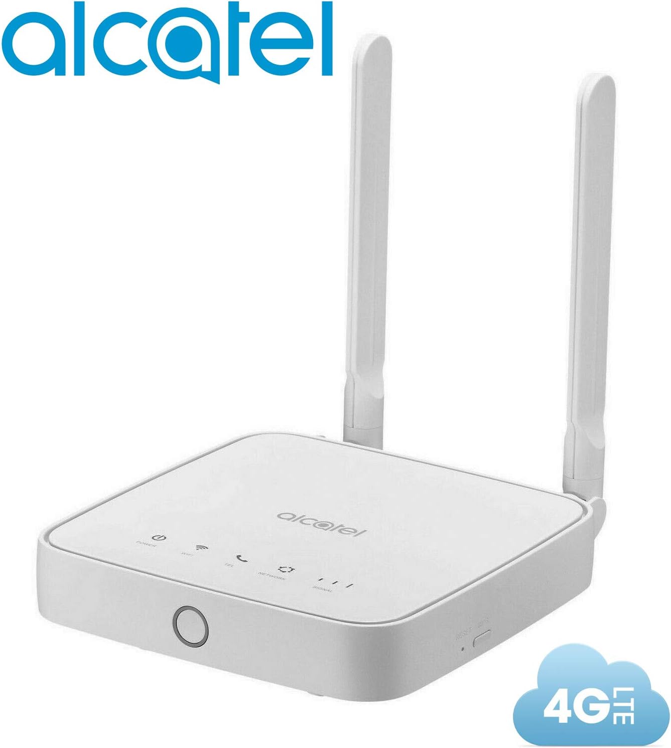 Router Alcatel Link Hub 4G LTE Unlocked Worldwide HH41NH Multibam 150 Mbps Wi-Fi (4G LTE USA Latin Caribbean Euro Asia Africa) + RJ45 Up to 32 Users
