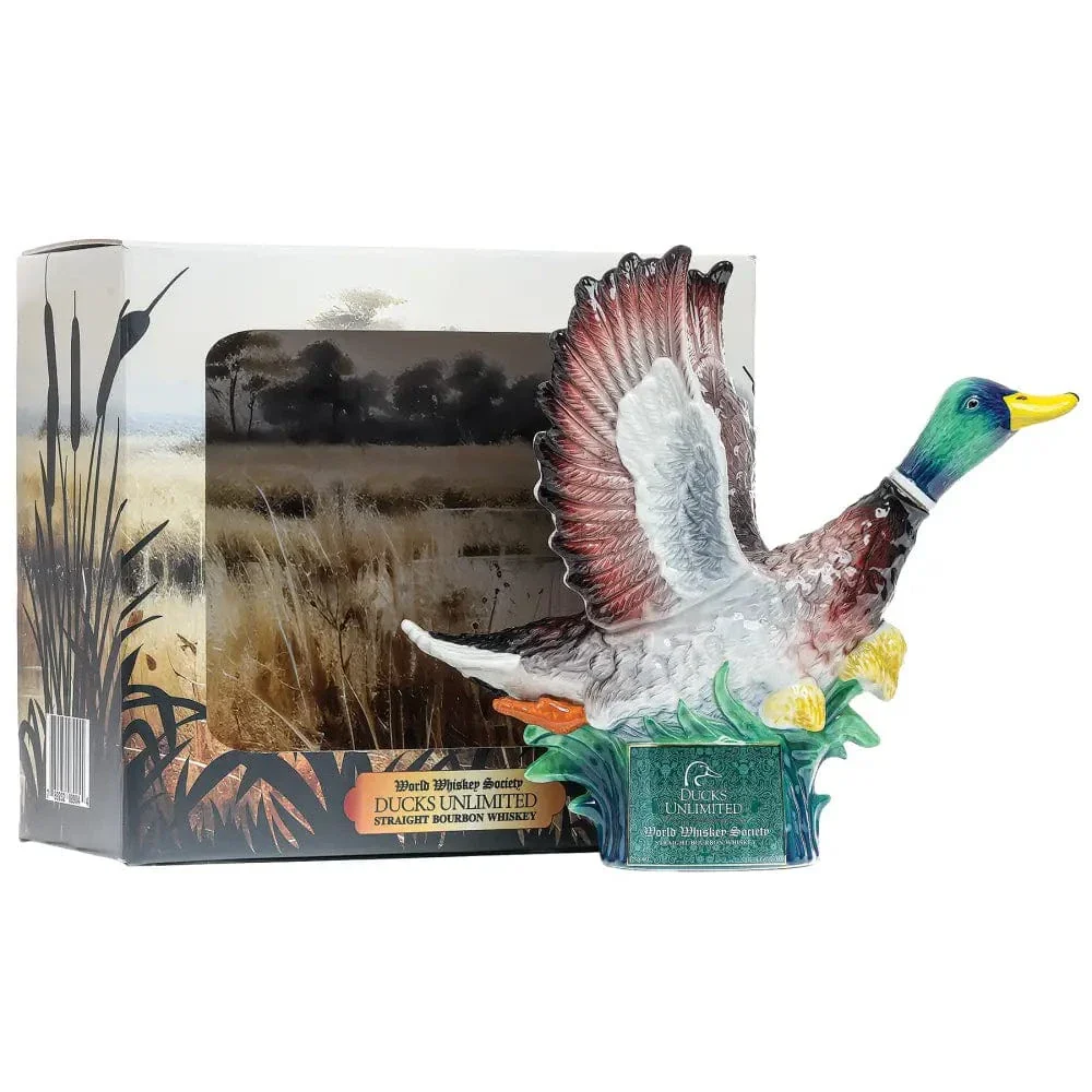 World Whiskey Society Ducks Unlimited Duck – Straight Bourbon Whiskey - Nestor Liquor