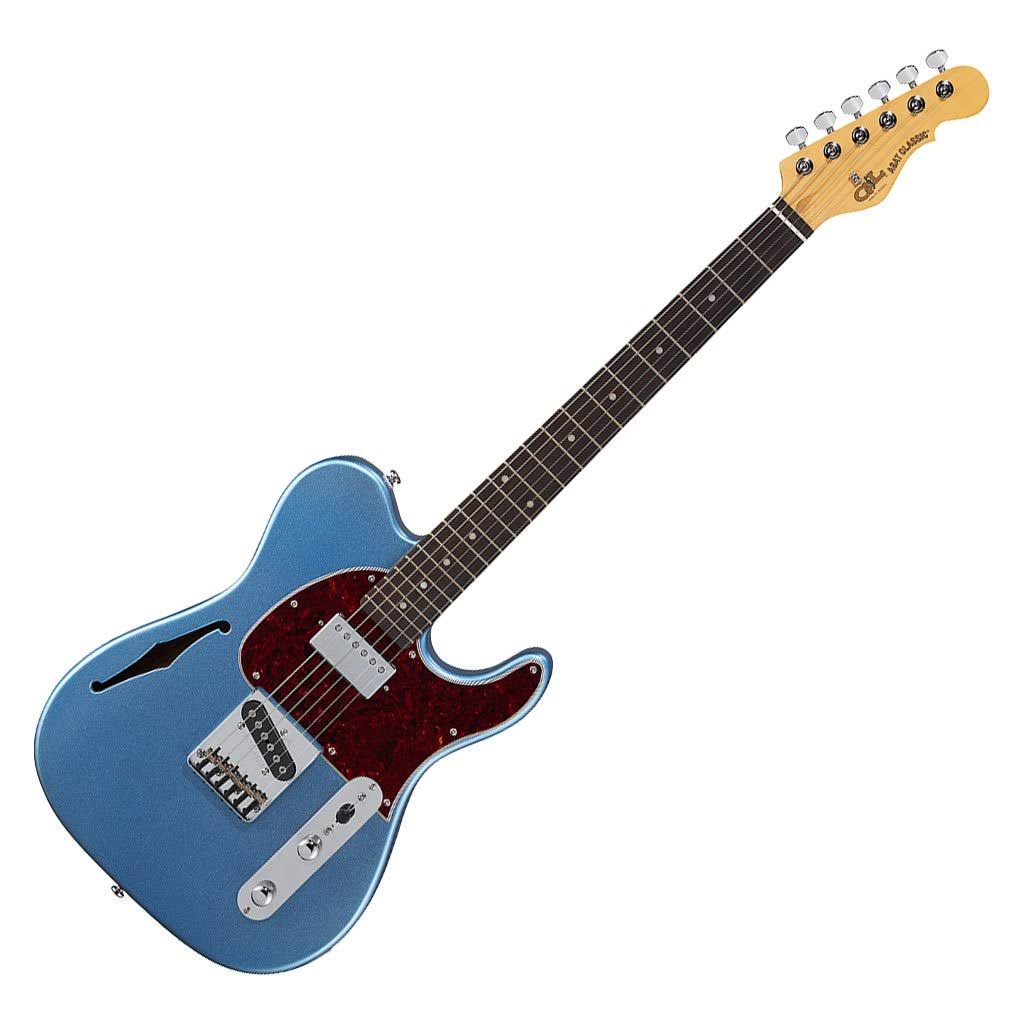 Gu0026L Tribute ASAT Classic Bluesboy Semi-Hollow - Lake Placid Blue