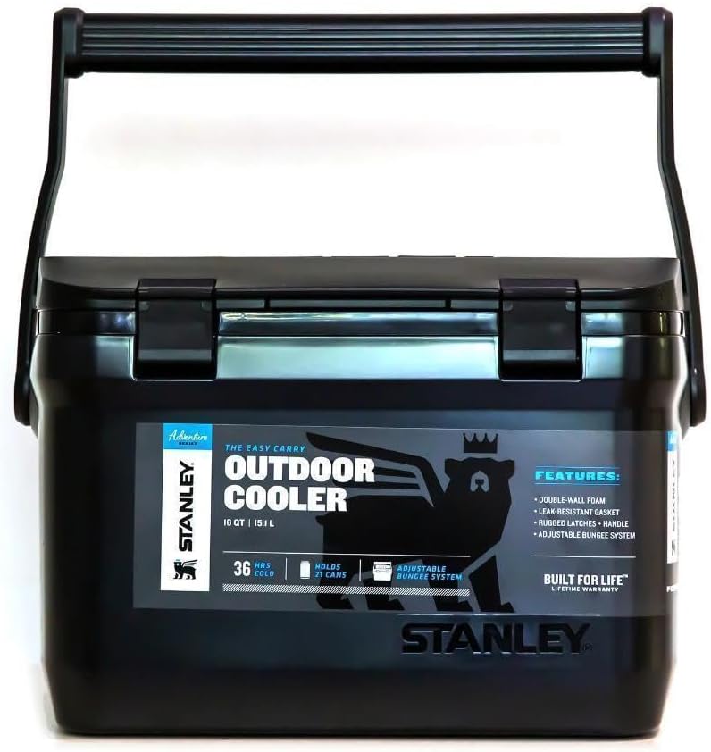 Stanley Stanley Cooler Box, Black, 5.3 fl oz (15.1 L)
