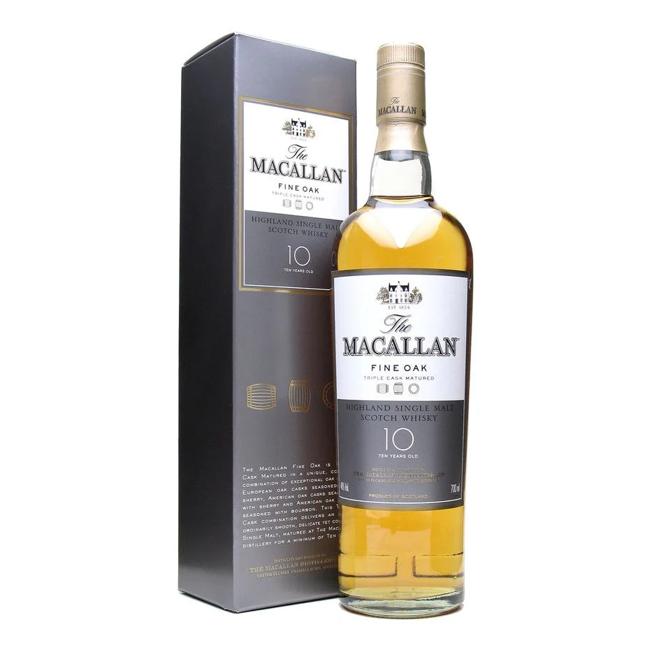 The Macallan Fine Oak 10 Years Old Highland Single Malt Scotch Whisky - Nestor Liquor
