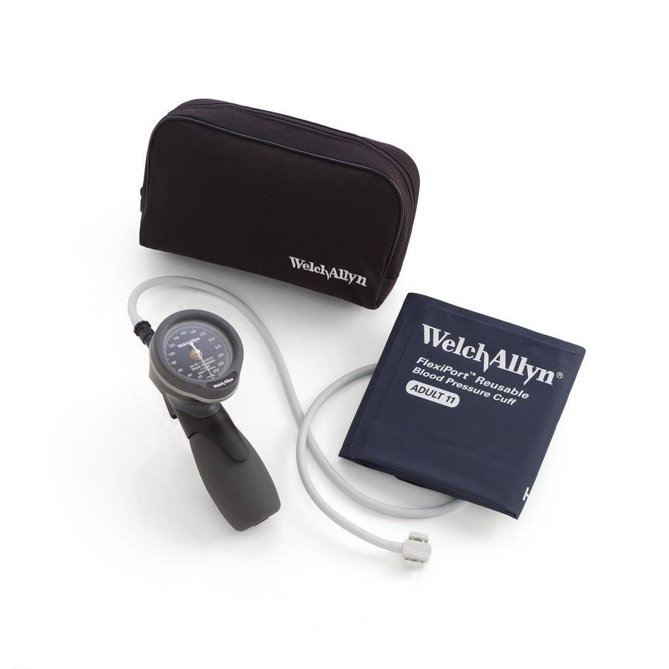 Welch Allyn Wel 5098-27 DS66 Hand Aneroid Adult Cuff in Zippered Case
