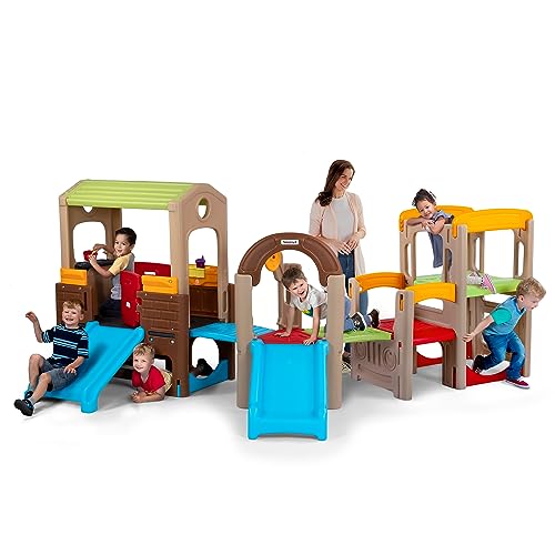 Simplay3 Young Explorers Modular Play System – Kids Activity Outdoor Playset for Children Age 18 mos - 6yrs – Toddler Playground Slide
