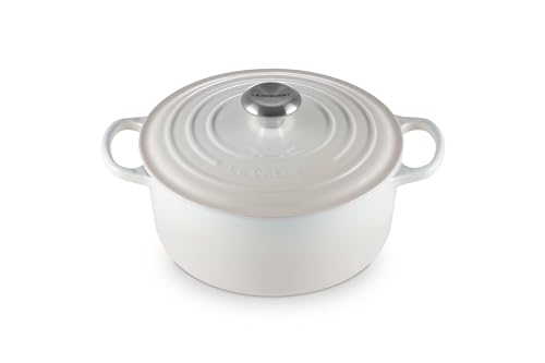 Le Creuset Enameled Cast Iron Signature Round Dutch Oven, 4.5 qt., Meringue