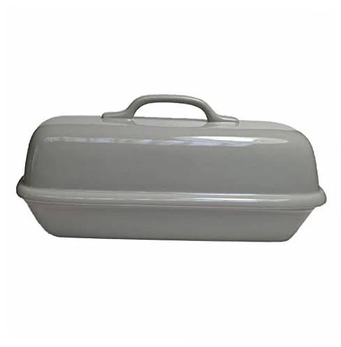 Superstone Covered Bread Baker | Grey Glaze - 2575SGRM
