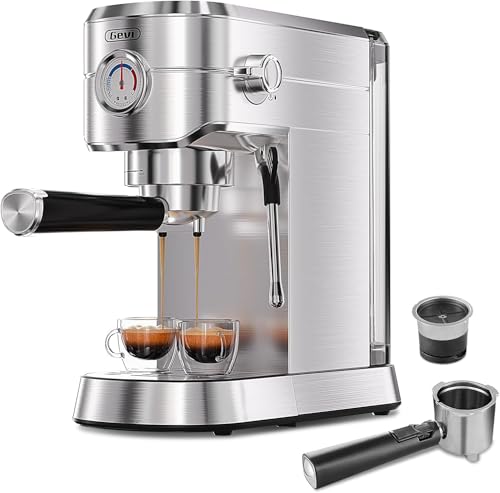 Gevi Espresso Expresso Machine 20 Bar with Auto Milk Frother, Professional Espresso Maker with Steam Wand