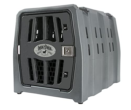 Lucky Dog Kennel, Durable Crash Tested Portable Dog Crates, Large