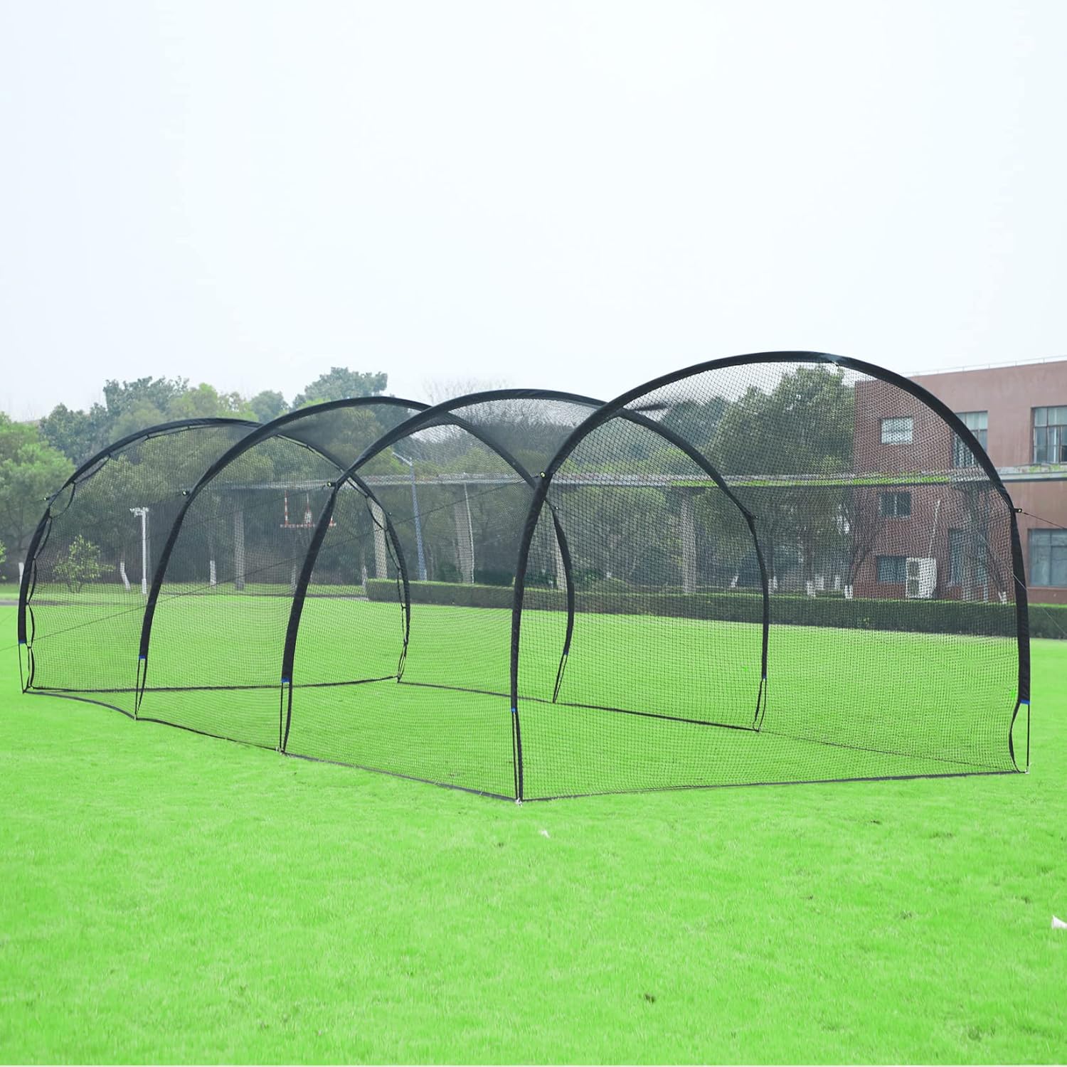Hitting Cage Net Baseball Batting Cage, Baseball Training Equipment Batting Cage Net, Baseball and Softball Cage Net with Frame and Net