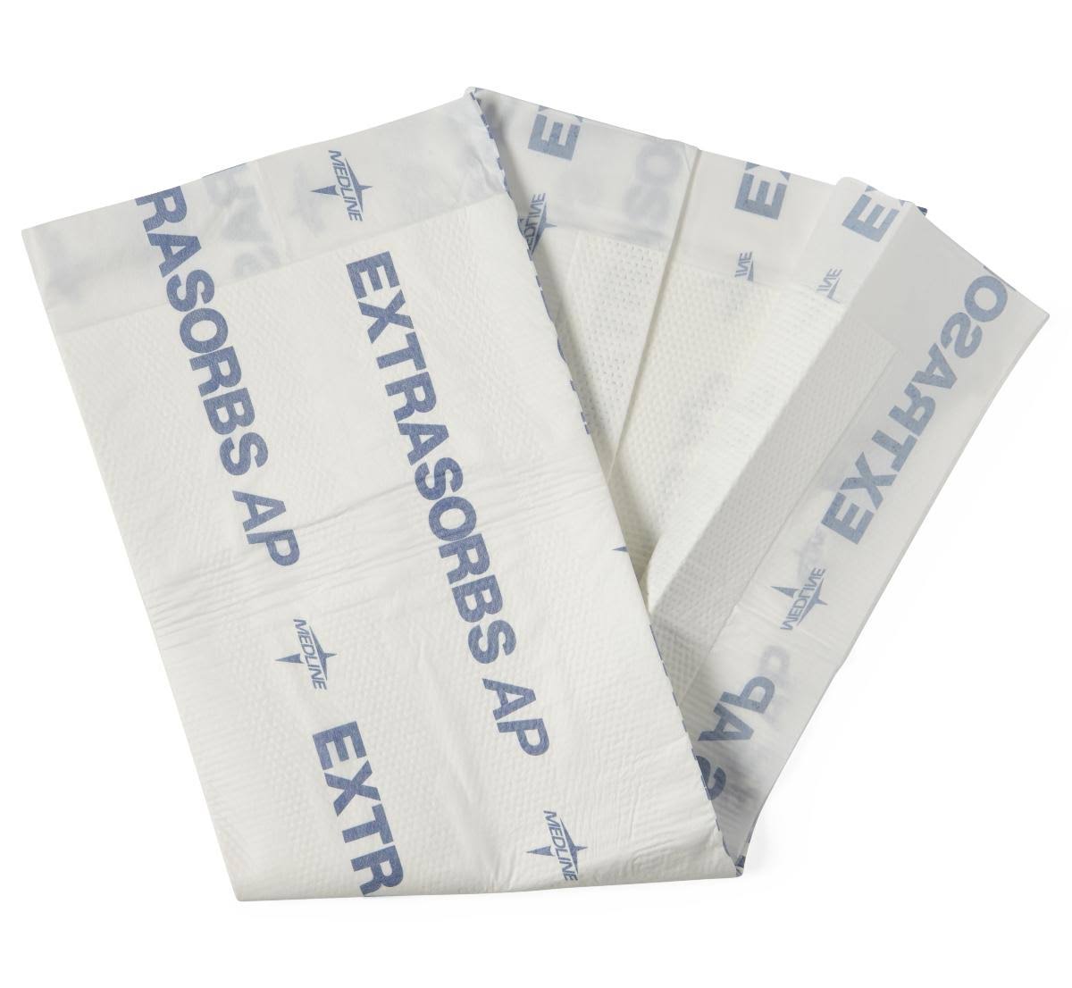 Extrasorbs Air-Permeable Disposable Drypads, White, 36x22 x 30x22