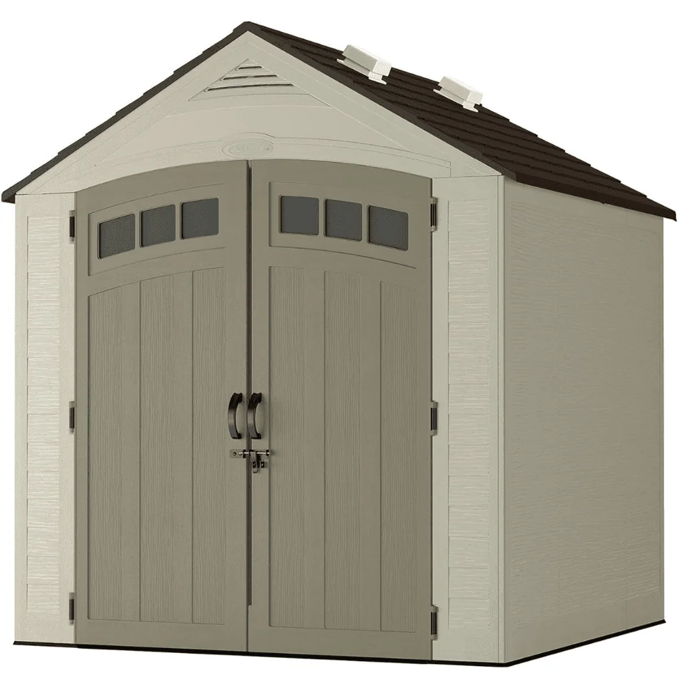 Vista 7 ft. W x 7 ft. D Plastic Shed