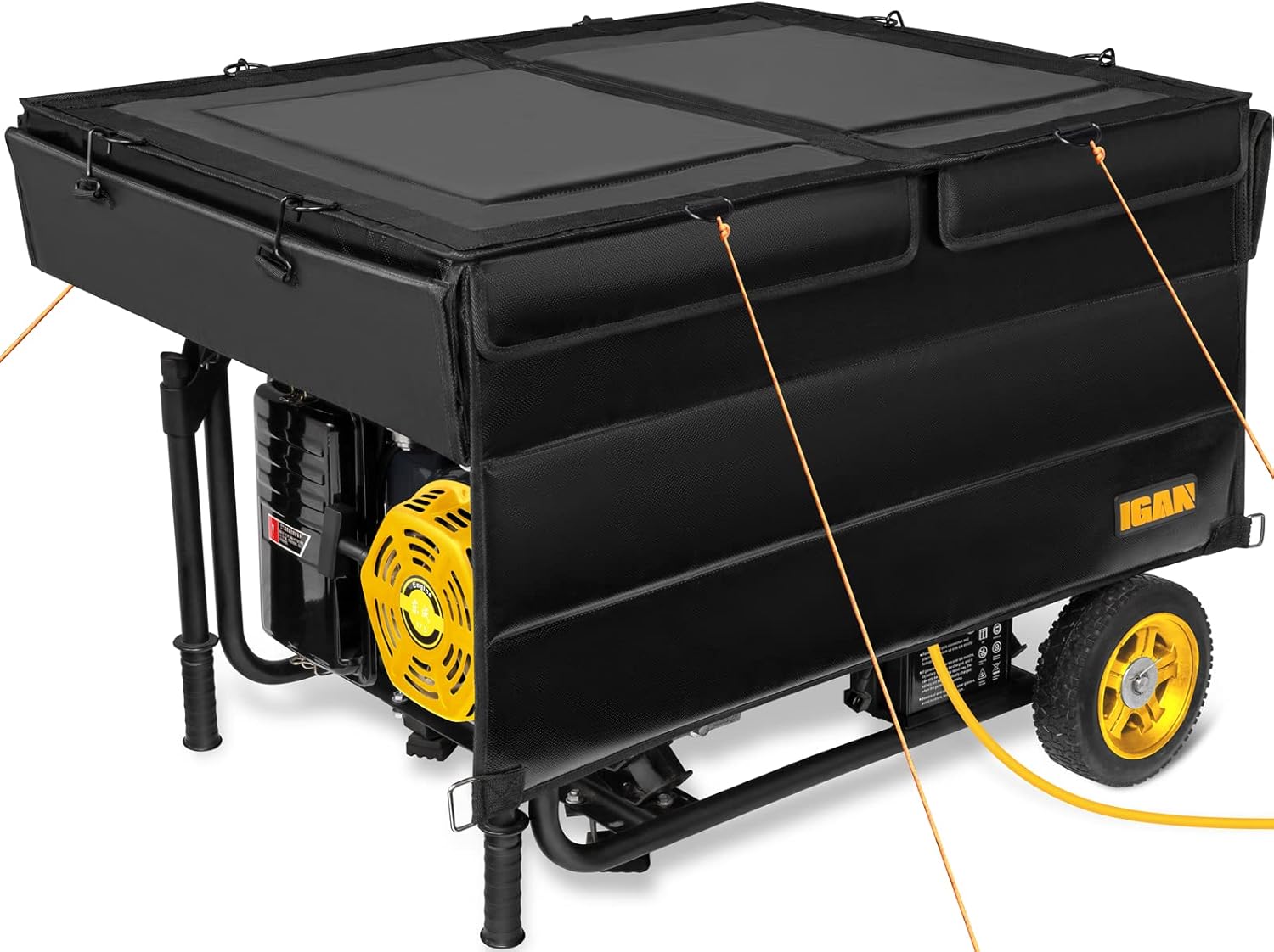 IGAN Generator Tent Running Cover Pro-Max, Ultra Heavy Duty Tarpaulin Enclosure with Windproof Kit