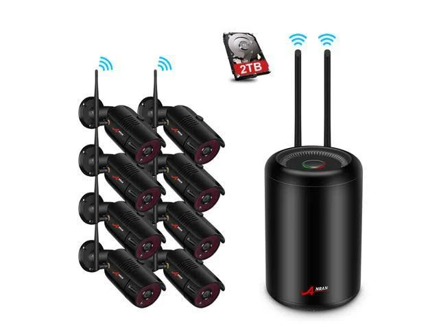 Anran Auto-Pair 8 Channel 1080p HD Wireless Security Surveillance Came