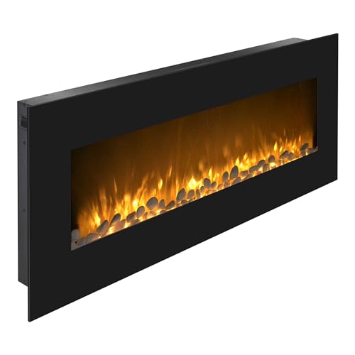 50-Inch Wall Mounted Electric Fireplace