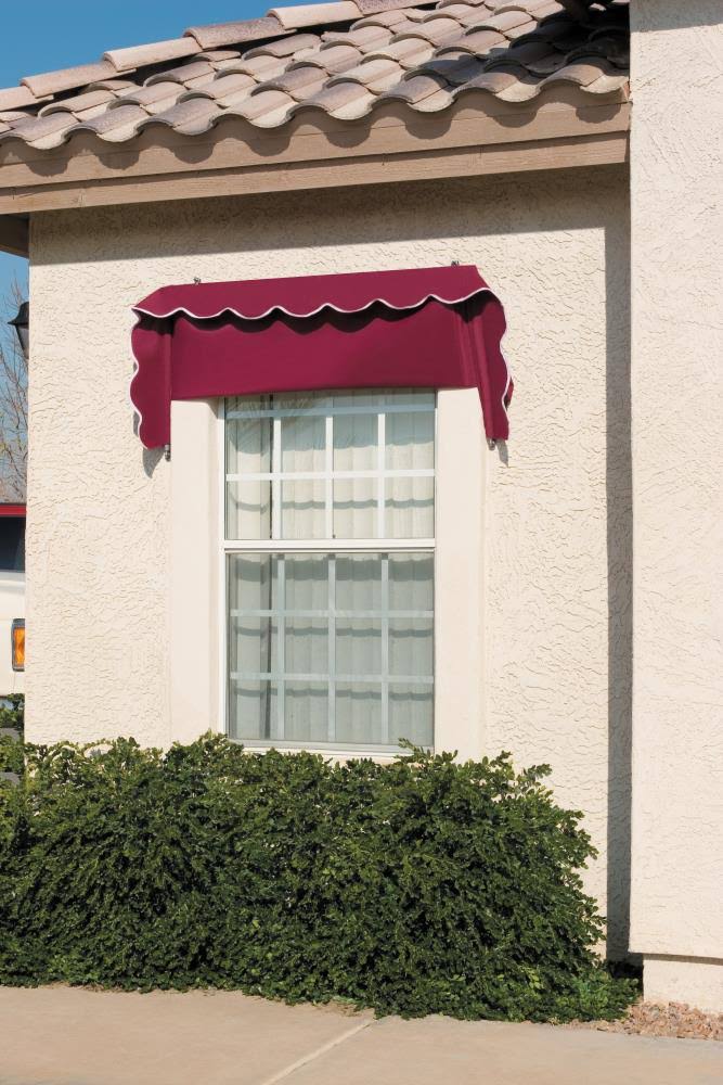Awnings in A Box Traditional Window Awning, Tuxedo / 8 ft.