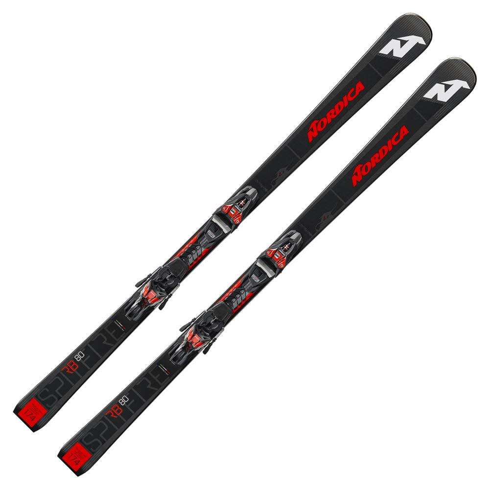 Nordica Dobermann Spitfire 80 RB Skis with Xcell 12 FDT Bindings 174cm