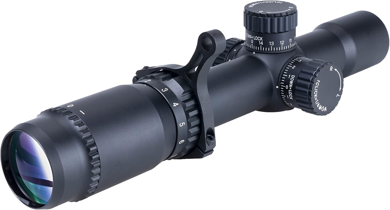 Viiko Long Eye Relief Scope 1-10x32 LPVO Half Mildot Reticle 7.5’ Eye Relief Fits Mosin 1891/30 M39 M44 Huge Eye Box Switch Viewer