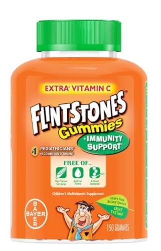 Flintstones Children's Multivitamin Plus Immunity Support Gummies 60 Count (Pack of 2) - Kansas Nuitrition - HNZSDS