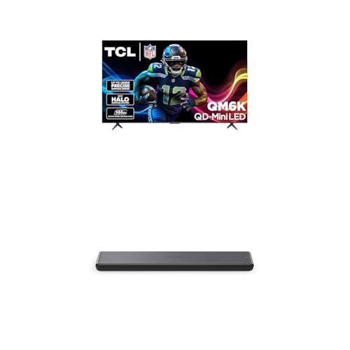 TCL 65-Inch Class QM6K Series QD-Mini LED 4K UHD Google Smart TV Best Value Mini-LED TV - QLED, 144hz, 288hz Gaming Rate, High Contrast Screen