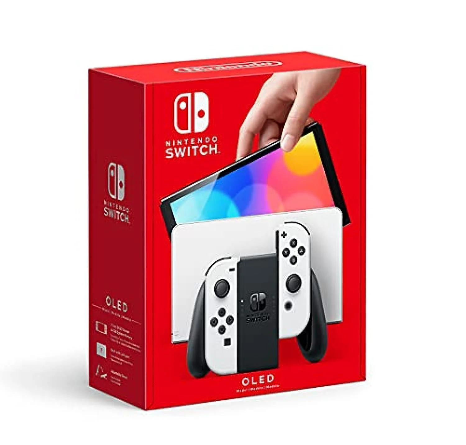 Nintendo Switch - OLED Model Console- 64 GB Internal Storage with White Joy-Con - Radiant Selections