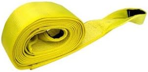 US Cargo Control 4 Inch x 30 Foot Recovery Strap w/Cordura Reinforced Eyes (16,000lb tow/32,000lb b.s.)
