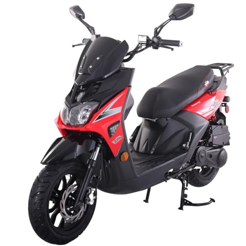 X-PRO Fiji 200 EFI Electronic Fuel Injection Moped Scooter with 13" Alloy Wheels