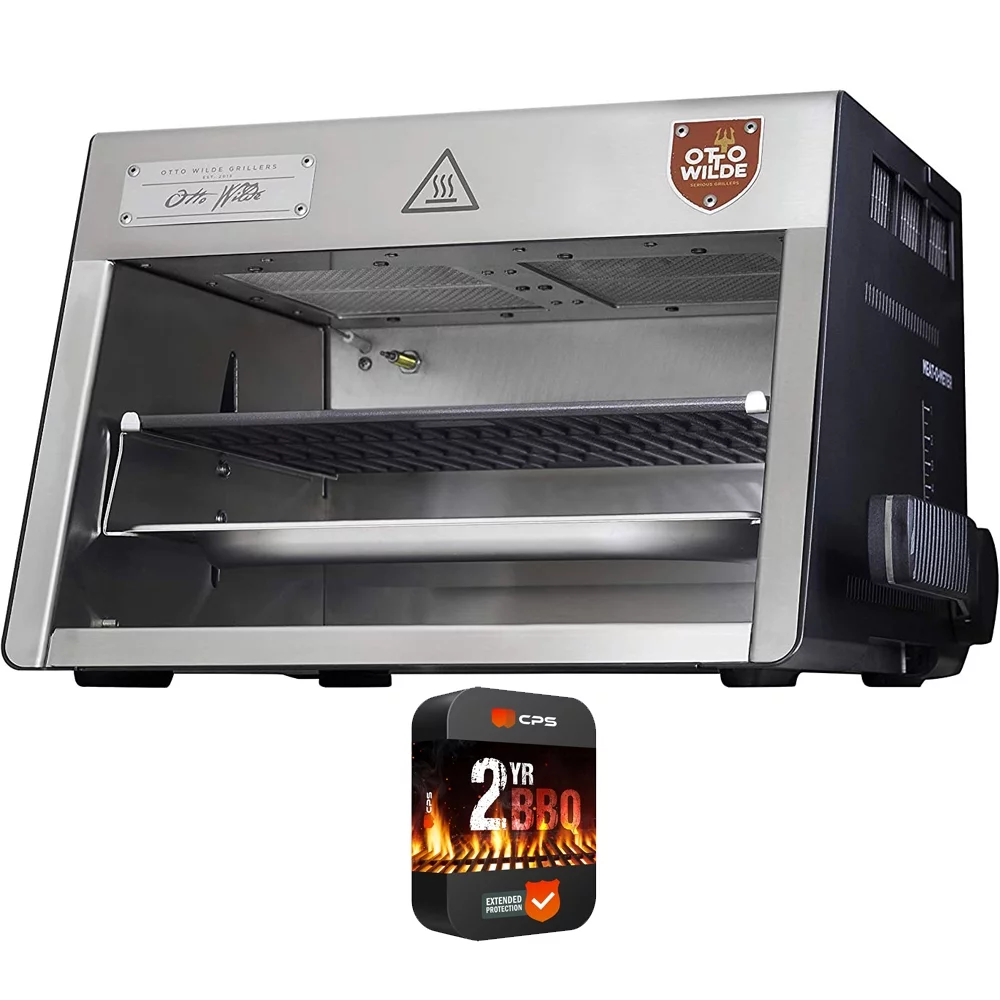 Otto Wilde 100011 The Otto Grill Original Outdoor Infrared Steak Grill Bundle with 2 YR CPS Enhanced Protection Pack