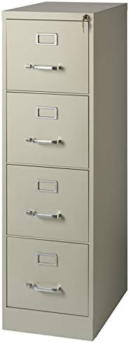 4-Drawer Letter-Size Vertical File Cabinet (Putty)