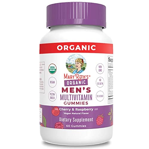 MaryRuth's Mens Vitamin Gummy | USDA | Vegan | Daily Multivitamins for Immune Support | Non-GMO | Gluten Free | 60 Count - Kansas Nuitrition - HNZSDS