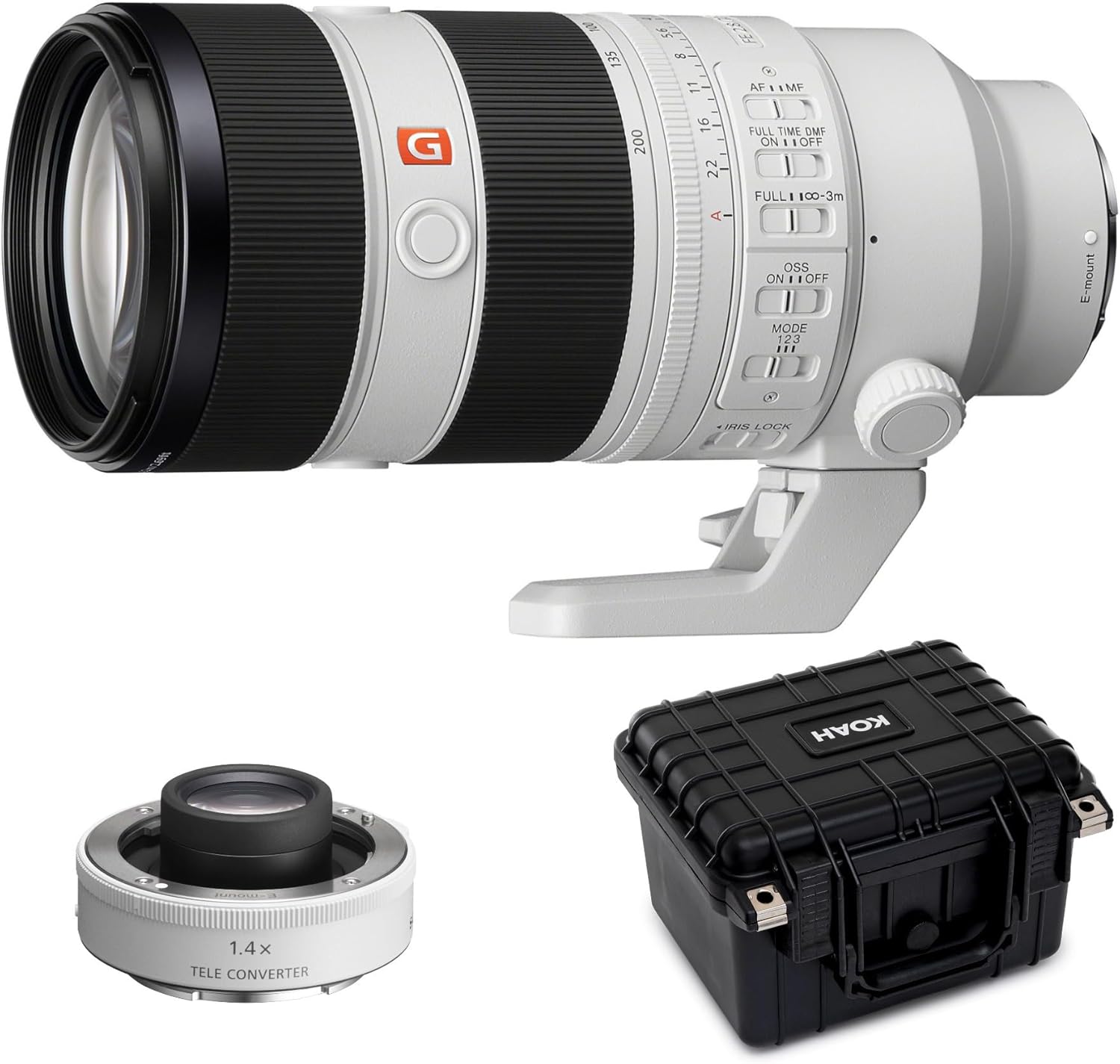 Sony FE 70-200mm F2.8 GM OSS II Full-Frame Constant-Aperture Lens (SEL70200GM2) Bundle with Sony FE 1.4X Teleconverter Lens with Weatherproof