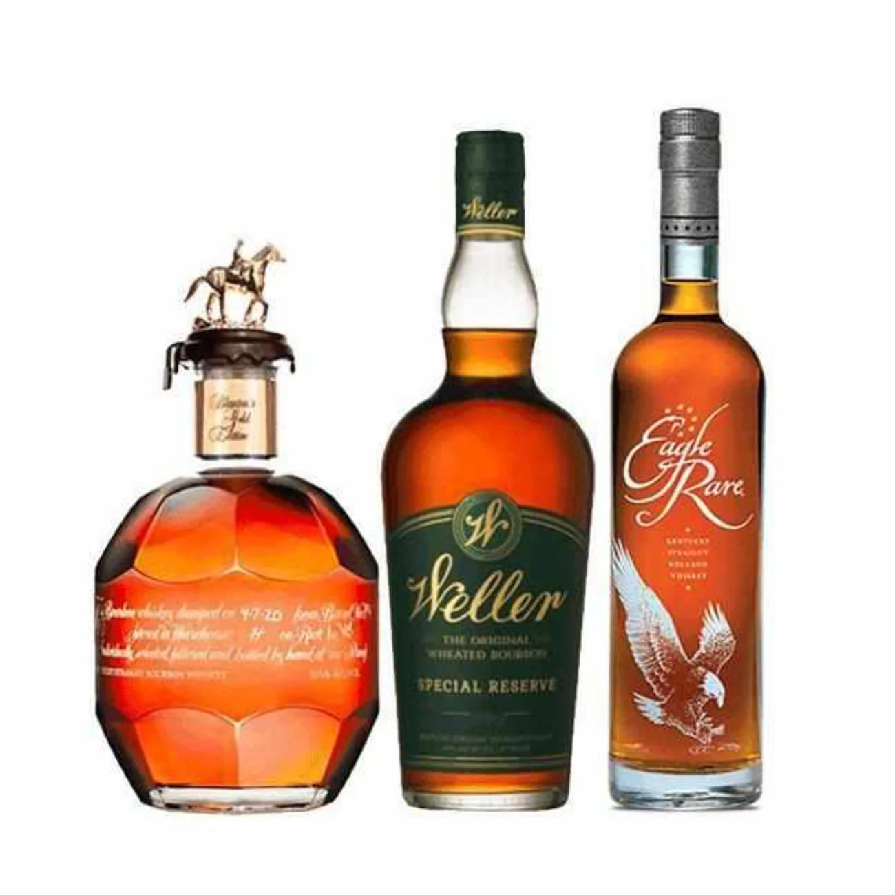 Elevated Home Bar Bourbon Bundle – Blanton’s Gold, Weller Special Reserve, Eagle Rare - Nestor Liquor