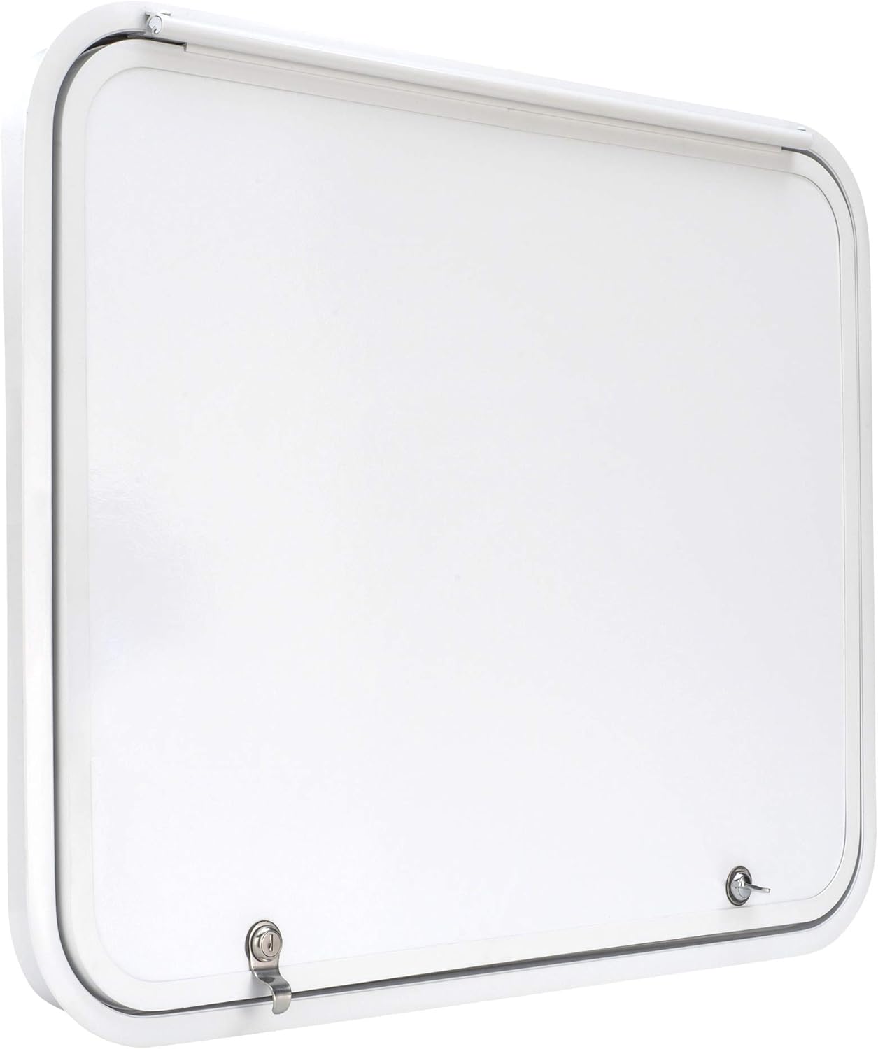 RecPro RV Baggage Door 30 Wide x 24 High with Rounded Corners for RVs| Compartment Storage Doors with Top Hinge for Campers | Trailer Compartment