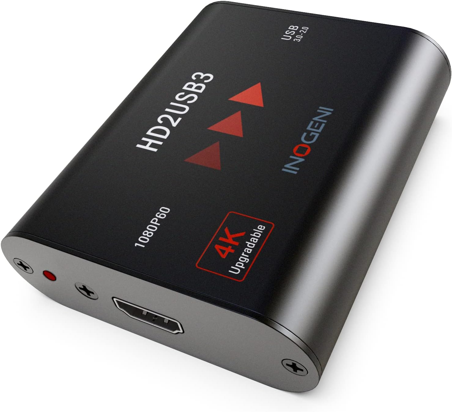 1080p 60fps HDMI to USB 3.0 (4K Upgradable) Professional Video and Audio Converter, Capture Card, HD2USB3 by INOGENI, PRO AV Plug'n Go