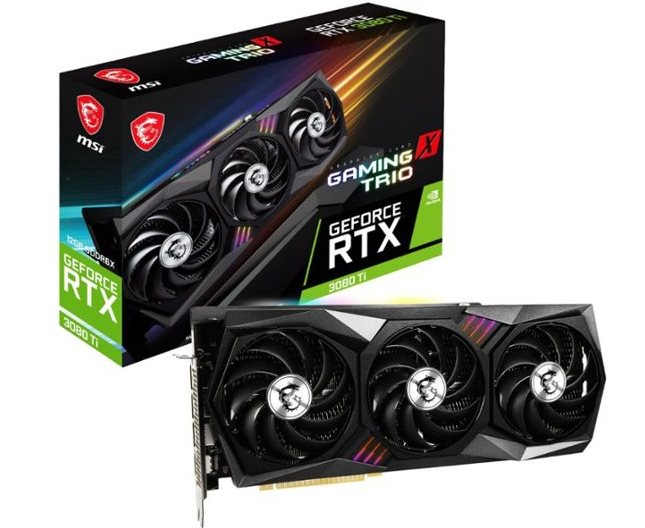MSI Gaming GeForce RTX 3080 Ti 12GB GDRR6X 320-Bit.