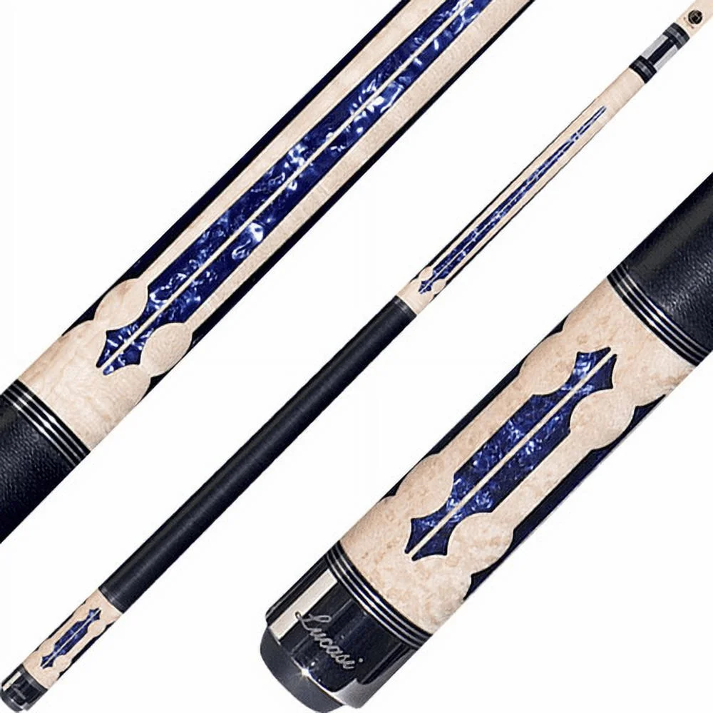 Lucasi Hybrid LHC97 Pool Cue + 11.75/12.75mm Zero Flexpoint Hybrid Shaft + Uni-loc Quick Release Joint + Kamui Pro Tip - Curated Treasures Market