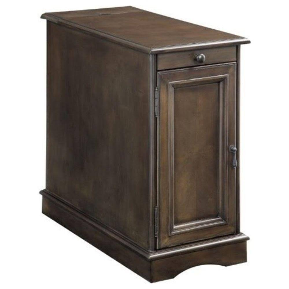 Benzara - Lilith I Transitional Style Side Table, Gray