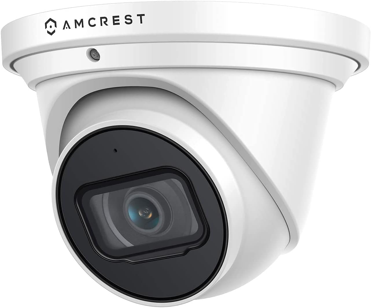 Amcrest 4K POE Camera AI Human/Vehicle Detection, UltraHD 8MP Outdoor Security Turret POE IP Camera, 3840x2160, 4K @30fps, Wide Angle