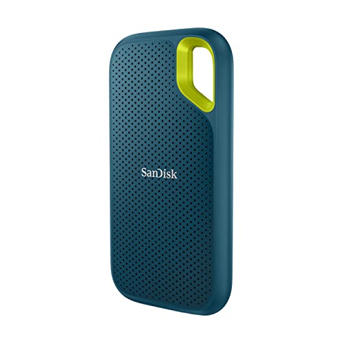 SanDisk 2TB Extreme Portable SSD - Up to 1050MB/s, USB-C, USB 3.2 Gen 2, IP65 Water and Dust Resistance, Updated Firmware