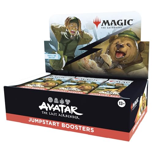 Magic: The Gathering | Avatar: The Last Airbender Jumpstart Booster Box | 24 Packs | 2-Player Card Game