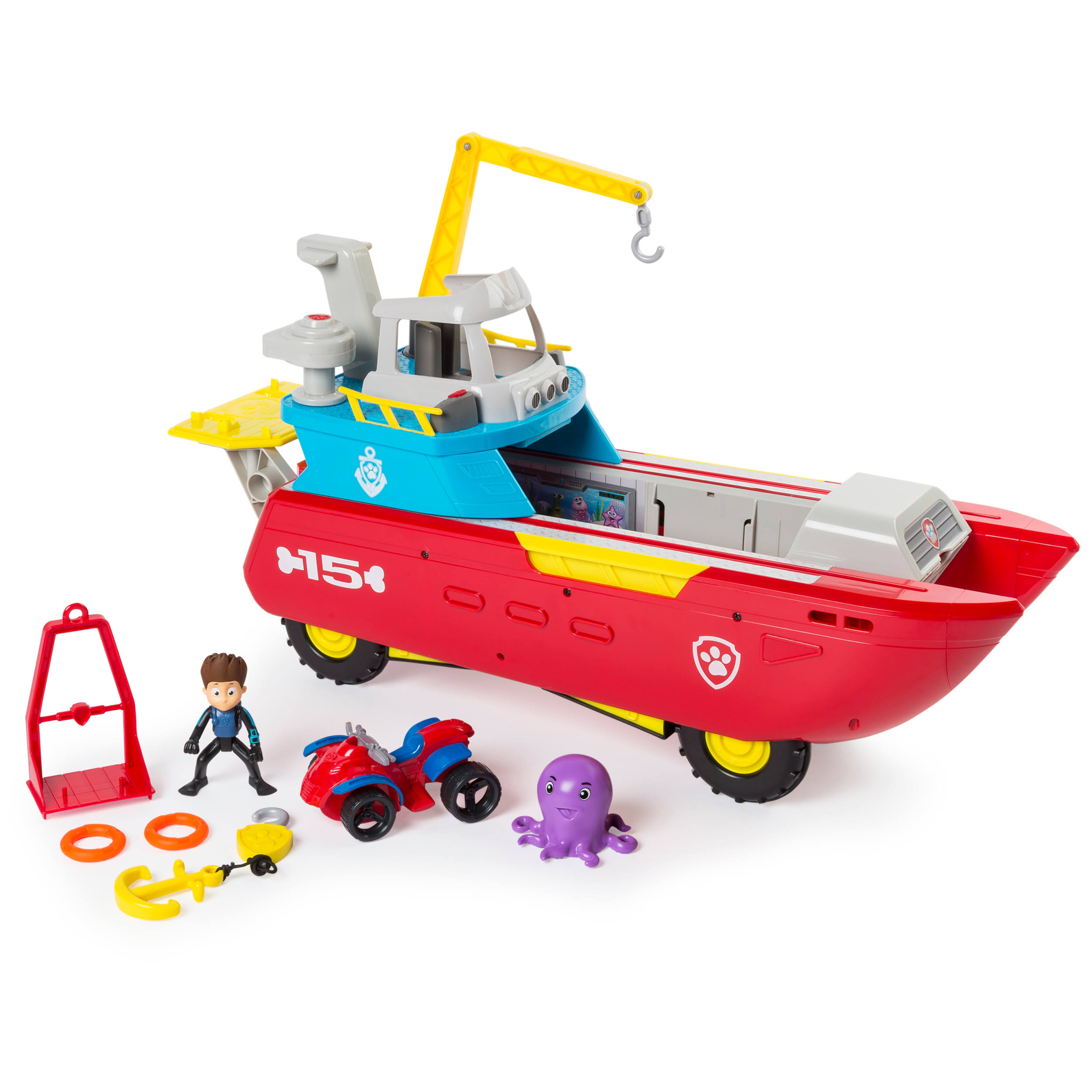 Paw Patrol - Sea Patrol - gray, black, blue, yellow, red - Avayadevconnect