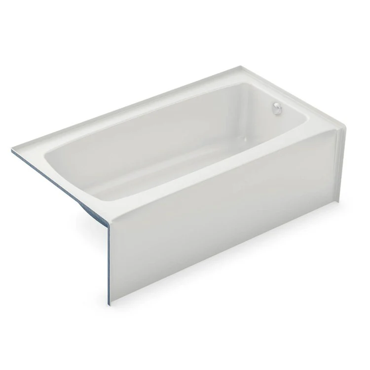 Tub 60 x 32 x 16 Inch with Flange Left Drain White AcrylX