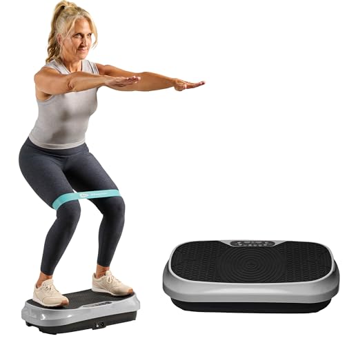 LifePro Waver Mini Vibration Plate Exercise Machine – Portable Full Body Vibration Platform for Home & Travel Workouts, Weight Loss