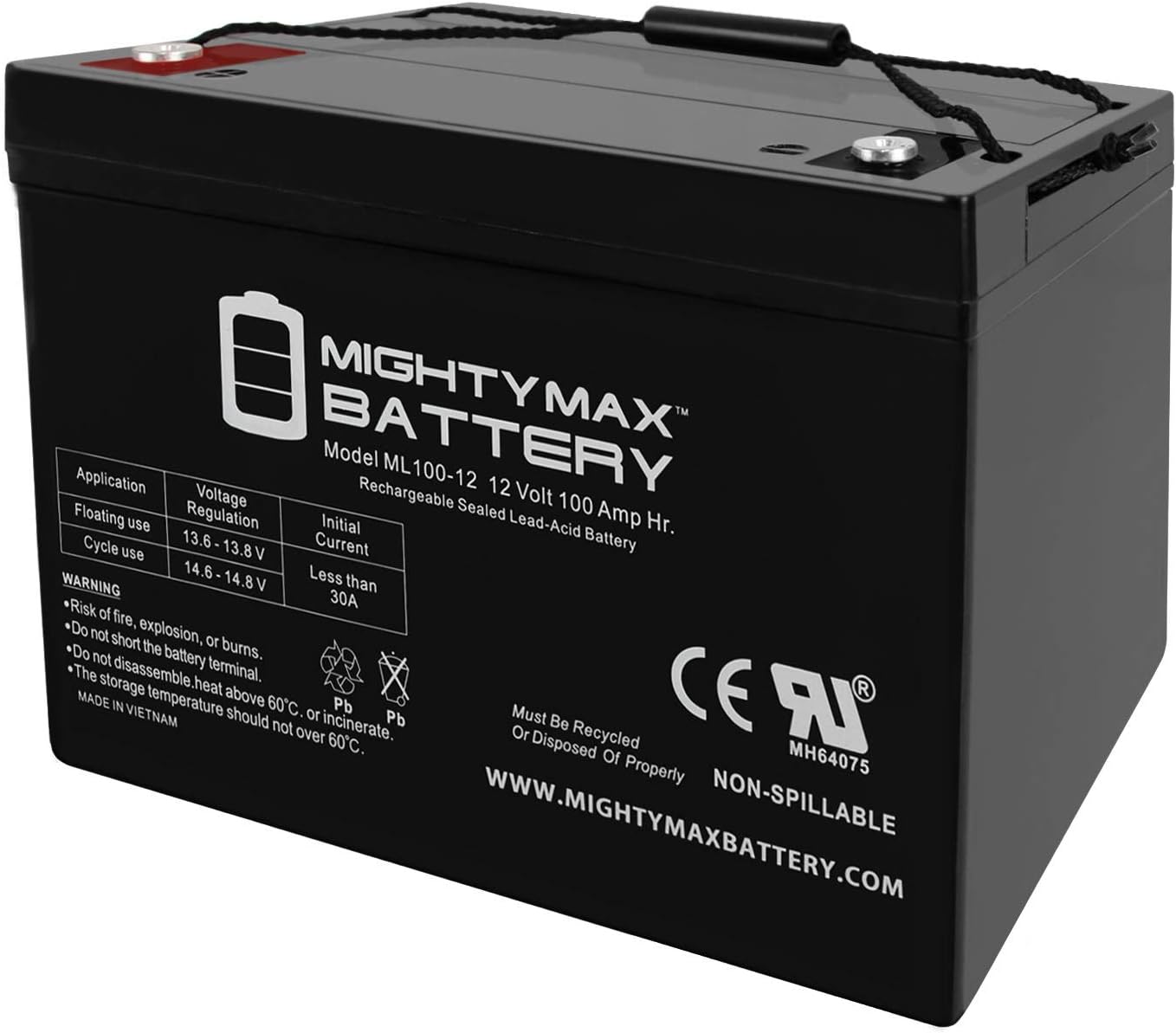 12V 100AH Battery for Solar Wind DEEP Cycle VRLA 12V 24V 48V