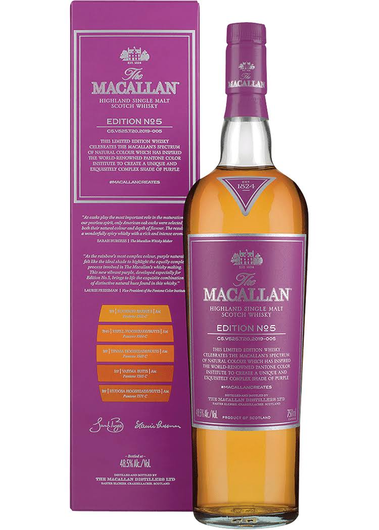 The Macallan Scotch Single Malt Edition NO. 5 - 750ml