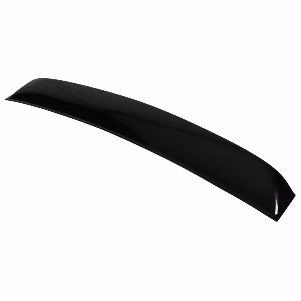 Ikon Motorsports Compatible with 05-14 Ford Mustang Coupe Rear Window Visor Roof Spoiler PP - Gloss Black