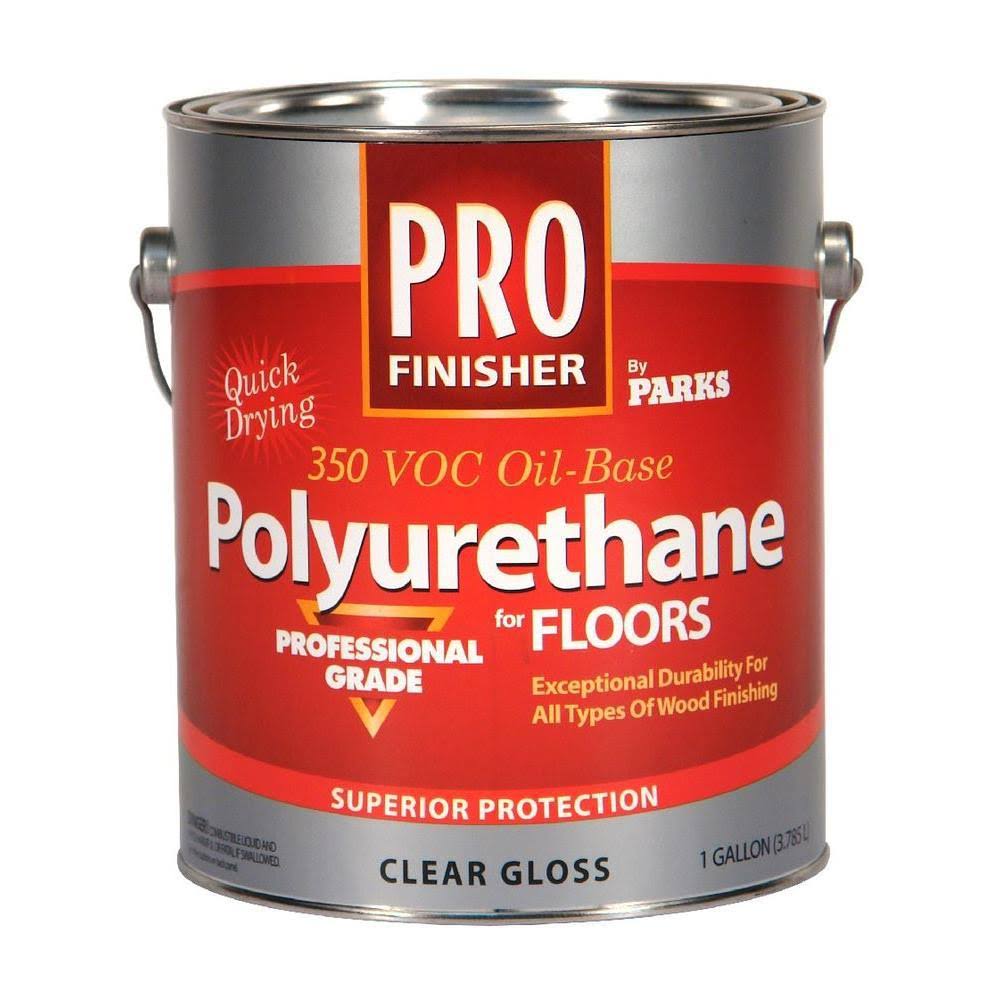 Pro Finisher 1 gal. Clear Gloss 350 VOC Oil-Based Polyurethane for Floors (4-Pack)