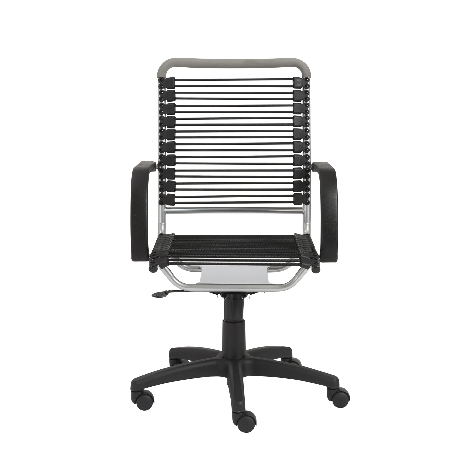 Euro Style Bungie High Back Office Chair with Fixed Arm