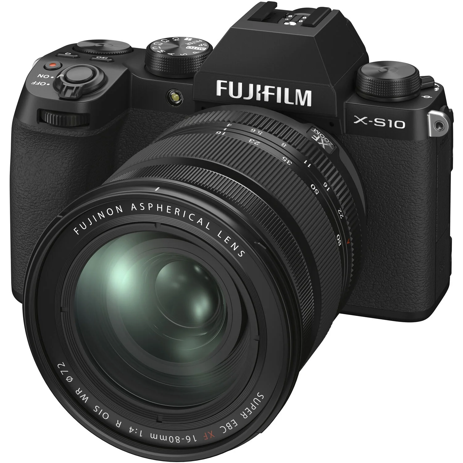 Fujifilm X-S10 Mirrorless Digital Camera XF16-80mm Lens Kit - Black - Curated Treasures Market
