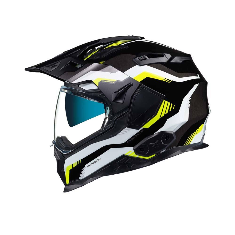 Nexx X.WED2 Columbus Helmet - Grey/Hi-Viz Yellow/Black - 3XL