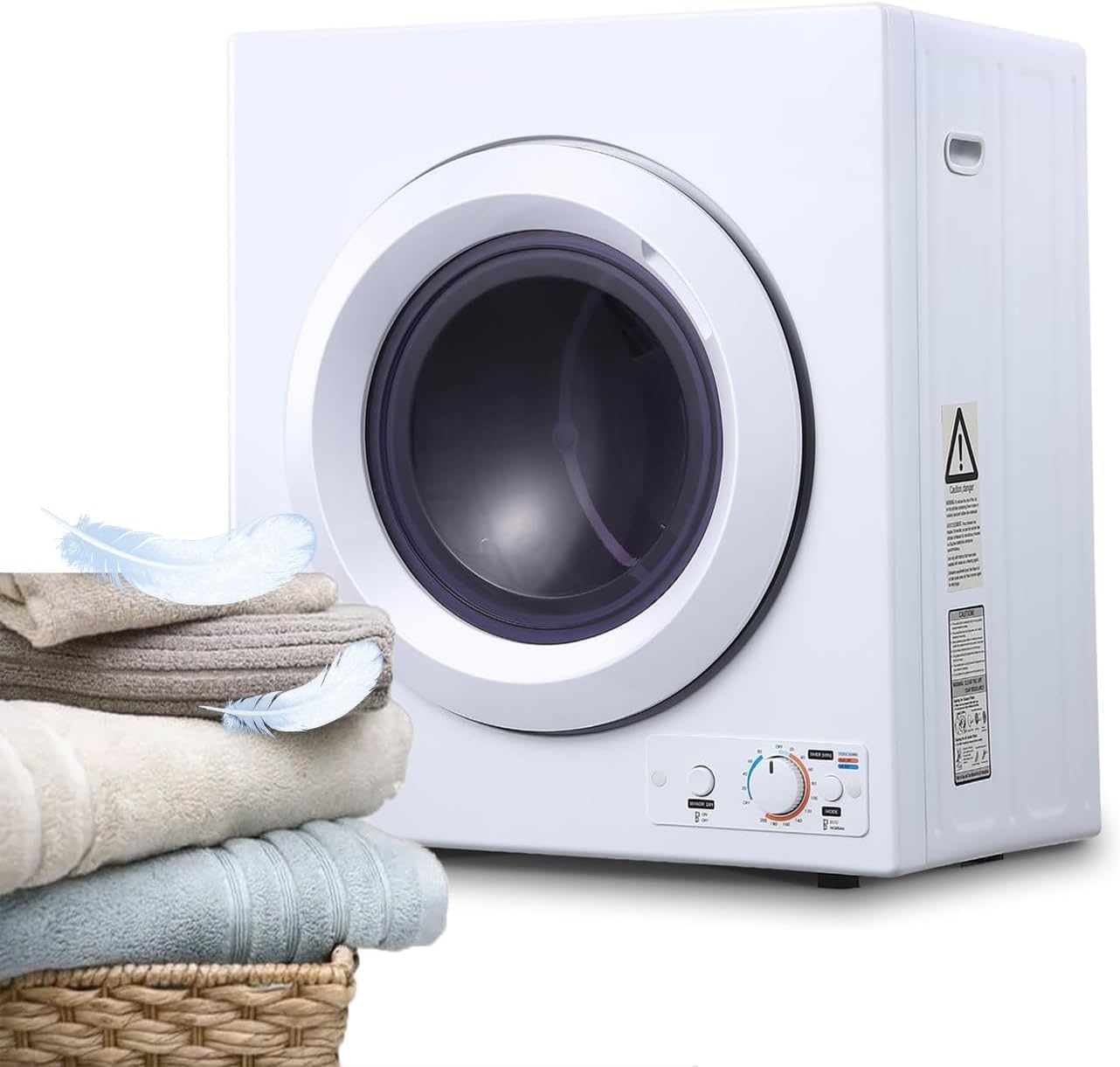 3-in-1 Clothes Dryer, 2 Temperatures 1400W Portable Dryer,Compact Clothes Dryer Machine Up to 14.4 Lbs of Clothes
